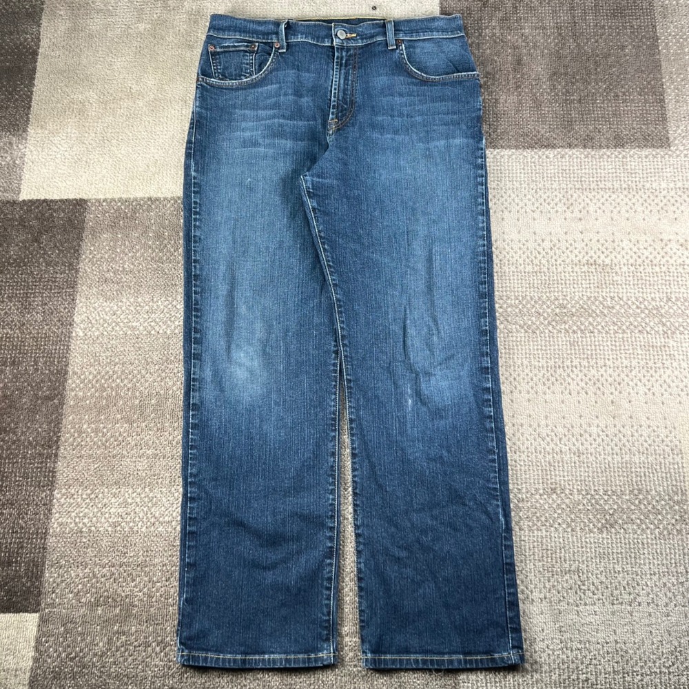 Lucky Brand Loose Fit Short Length Relaxed Fit Jeans Blue Wash Men's Size 33